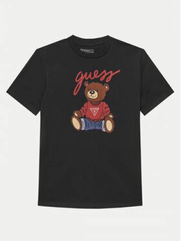 Guess Футболка H4BJ06 I3Z14 Чорний Regular Fit Guess Футболка H4BJ06 I3Z14 Чорний Regular Fit