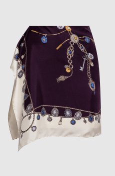 Юбка цвета айвори в принт Stolen Jewels