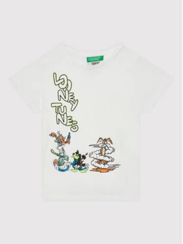 United Colors Of Benetton Футболка 3U29G103K Білий Regular Fit United Colors Of Benetton Футболка 3U29G103K Білий Regular Fit