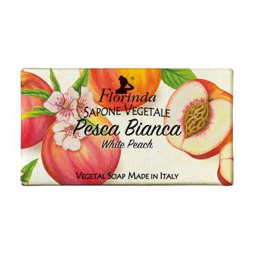 Натуральное мыло Florinda Vegetal Soap White Peach Белый персик, 200 г Натуральное мыло Florinda Vegetal Soap White Peach Белый персик, 200 г
