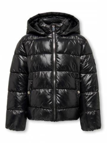 Kids ONLY Пуховик 15306406 Чорний Regular Fit Kids ONLY Пуховик 15306406 Чорний Regular Fit