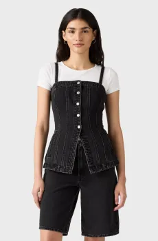 Женский черный джинсовый топ Черный XS Levi’s® 003Z5;0000