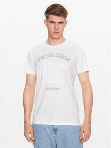 Jack&Jones Футболка Summer 12222921 Білий Regular Fit Jack&Jones Футболка Summer 12222921 Білий Regular Fit