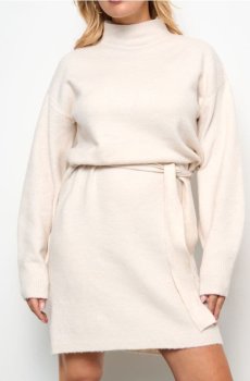 Сукня-джемпер - нюдовий