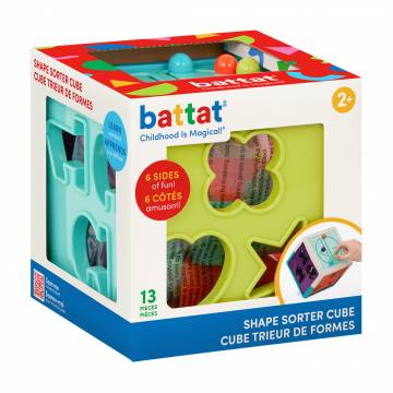Развивающая игрушка-сортер Battat Lite Умный куб, 14*14*14 см, от 2 лет (BT4577Z) Развивающая игрушка-сортер Battat Lite Умный куб, 14*14*14 см, от 2 лет (BT4577Z)