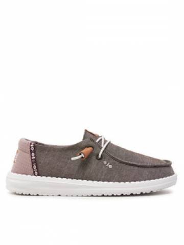 Hey Dude Туфлі Wendy Chambray Boho 40729-001 Коричневий Hey Dude Туфлі Wendy Chambray Boho 40729-001 Коричневий