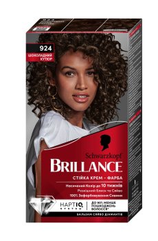 Интенсивная крем-краска для волос Brillance 924 Шоколадный кутюр, 160 мл