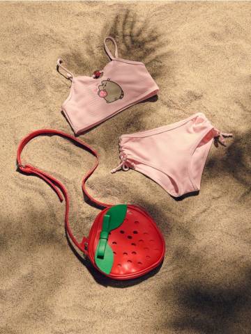 Reserved - GIRLS` SWIMMING SUIT - пастельний рожевий - 691EB-03X Reserved - GIRLS` SWIMMING SUIT - пастельний рожевий - 691EB-03X
