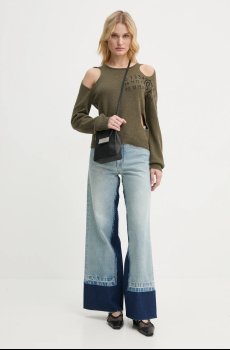 Шерстяной свитер MM6 Maison Margiela