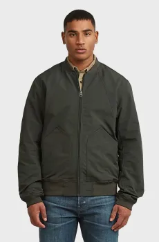 Мужской темно-серый бомбер Unpadded Серый M G-Star RAW D26127,D908