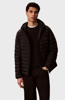 Мужская черная куртка CHANNELED Черный L Calvin Klein LV04LE520G