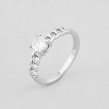 Серебряное кольцо Minimal 9510374б-16 16 Серебряное кольцо Minimal 9510374б-16 16