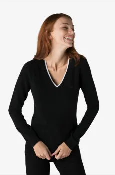 Женский черный свитер Черный 36 Lacoste AF223737S