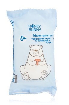 Детское туалетное мыло Honey Bunny с кремом и экстрактом алоэ, 70 г