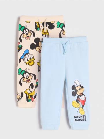 Трикотажні штани, 2 пари Mickey Mouse - синій Трикотажні штани, 2 пари Mickey Mouse - синій