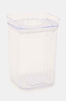 Прозорий контейнер для їжі з кришкою - clear