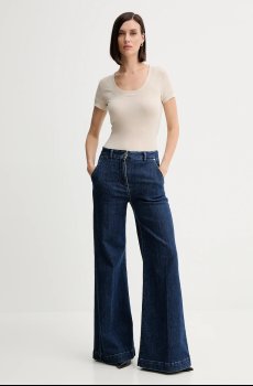 Футболка с примесью шелка Guess TINA