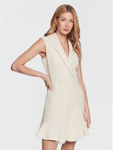 Silvian Heach Повсякденна сукня GPP23256VE Écru Regular Fit Silvian Heach Повсякденна сукня GPP23256VE Écru Regular Fit