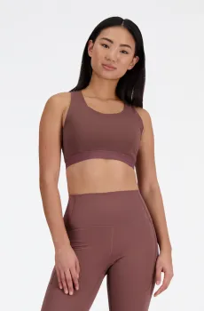 Женский бордовый топ NB Impact Бордовый 44 New Balance WB41046LIE