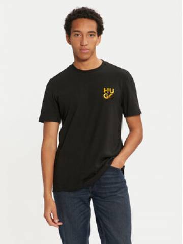 Hugo Футболка Diridumti 50522134 Чорний Regular Fit Hugo Футболка Diridumti 50522134 Чорний Regular Fit