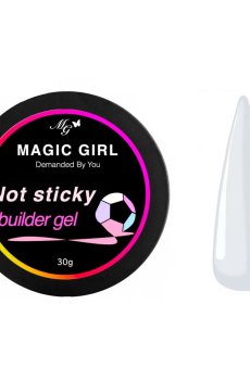 Гель для наращивания ногтей Magic Girl Not Sticky Builder Gel Прозрачный, 30 г