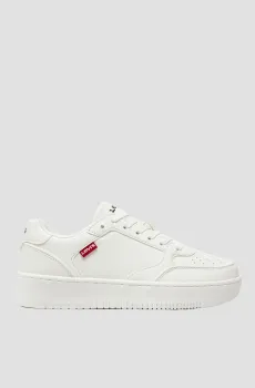 Женские белые сникерсы Белый 40 Levi’s® 235651;794.50