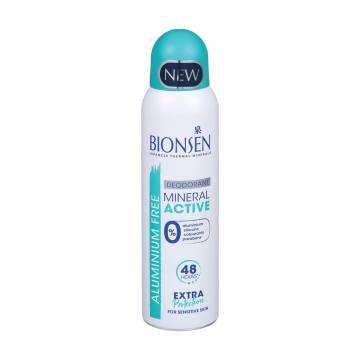 Дезодорант-спрей Bionsen Mineral Active Deodorant 48H унисекс, 150 мл Дезодорант-спрей Bionsen Mineral Active Deodorant 48H унисекс, 150 мл