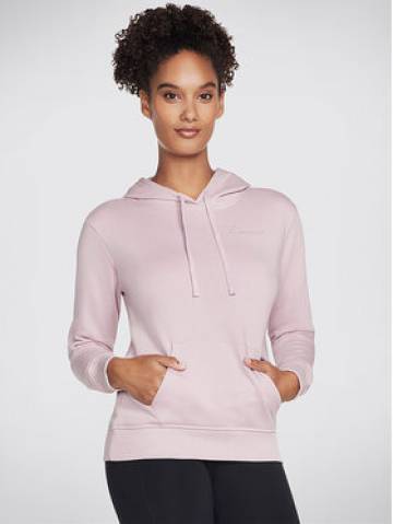 Skechers Світшот Signature Po Hoodie WHD116 Рожевий Regular Fit Skechers Світшот Signature Po Hoodie WHD116 Рожевий Regular Fit