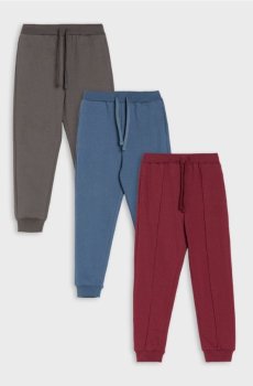 Вільні штани, упаковка з 3 - буряковий