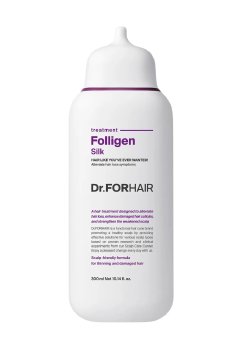 Уценка! Восстанавливающая маска-кондиционер Dr.FORHAIR Folligen Silk Treatment для поврежденных волос, 300 мл