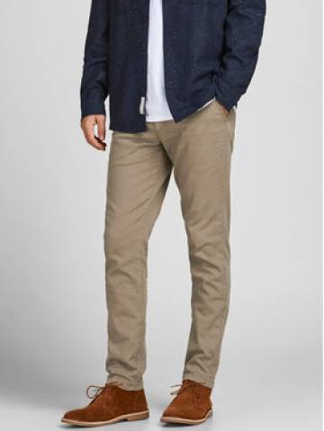 Jack&Jones Штани з тканини Marco Dave 12174307 Бежевий Slim Fit Jack&Jones Штани з тканини Marco Dave 12174307 Бежевий Slim Fit
