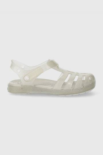 Детские сандалии Crocs ISABELLA SANDAL цвет серый Детские сандалии Crocs ISABELLA SANDAL цвет серый
