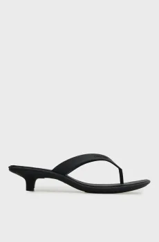 Женские черные мюли FLIP FLOP KITTEN HEEL Черный 36 Calvin Klein HW0HW02965