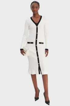 Женское белое платье Белый L Guess W6RK38.Z3HP2;G012