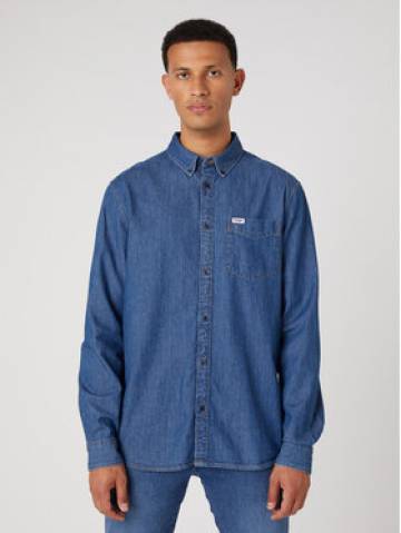 Wrangler Сорочка W5B15K96N 112331173 Голубий Regular Fit Wrangler Сорочка W5B15K96N 112331173 Голубий Regular Fit