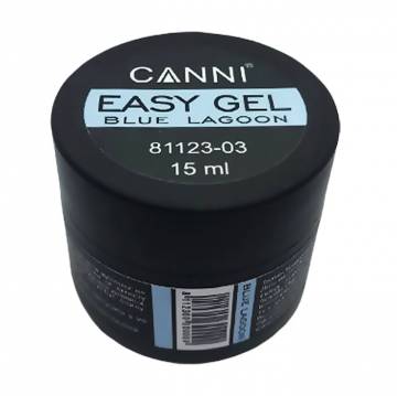 Гель для наращивания и укрепления ногтей Canni Easy Gel 03 Blue Lagoon, 15 мл Гель для наращивания и укрепления ногтей Canni Easy Gel 03 Blue Lagoon, 15 мл