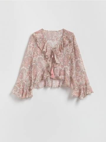 Reserved - Блузка з візерунком - різнобарвний - 591GW-MLC