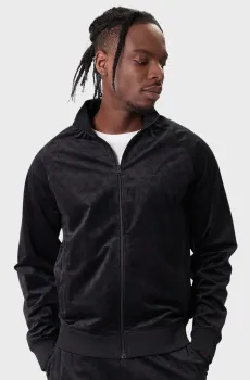 Мужская черная спортивная кофта с узором Черный M Guess Z6RQ01.KD612;PJ69