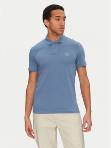 BOSS Поло Passenger 50507803 Голубий Slim Fit BOSS Поло Passenger 50507803 Голубий Slim Fit