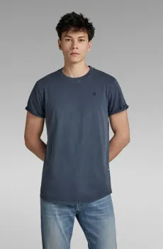 Мужская темно-синяя футболка Lash Синий XXL G-Star RAW D16396,2653