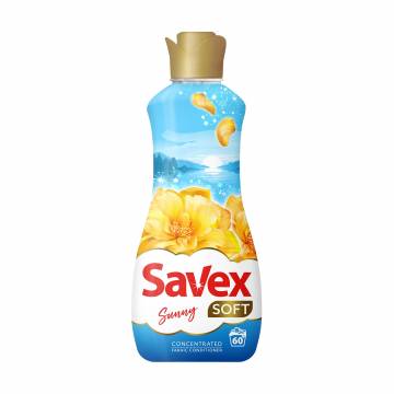Кондиционер для тканей Savex Soft Sunny, 60 стирок, 1.5 л Кондиционер для тканей Savex Soft Sunny, 60 стирок, 1.5 л