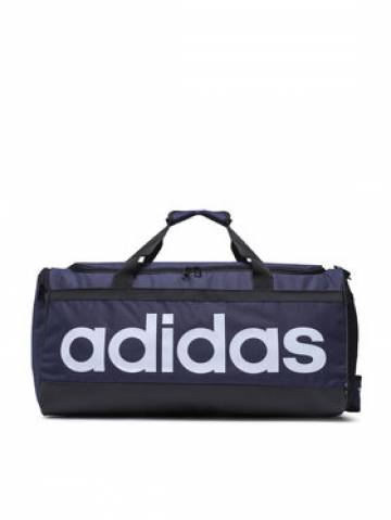 adidas Сумка Essentials Linear Duffel Medium HR5349 Cиній adidas Сумка Essentials Linear Duffel Medium HR5349 Cиній