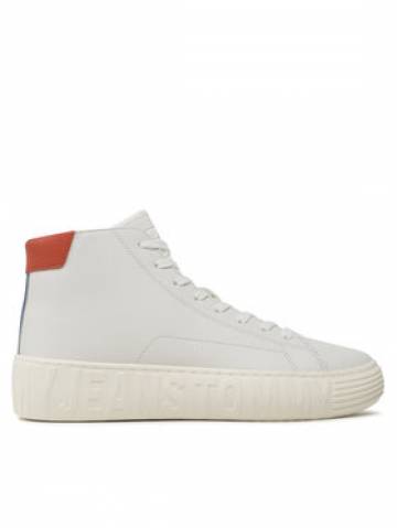 Tommy Jeans Снікерcи Tjm Outsole Mid Cut EM0EM01218 Білий Tommy Jeans Снікерcи Tjm Outsole Mid Cut EM0EM01218 Білий