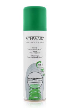 Дезодорант для обуви SCHWARZ, 150 мл