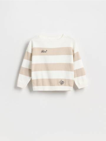 Reserved - BABIES` SWEATER - кремовий - 7951X-01X Reserved - BABIES` SWEATER - кремовий - 7951X-01X