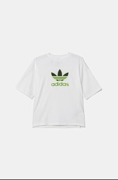 Детская хлопковая футболка adidas Originals
