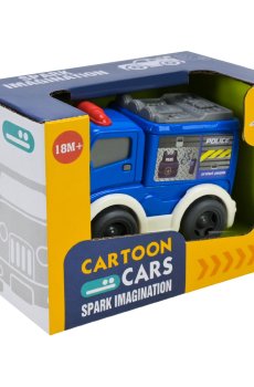 Детская инерционная игрушка-машинка Shantou Jinxing Полиция, синяя, от 1.5 лет (933-505B)