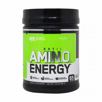 Аминокислоты Optimum Nutrition Essential Amino Energy Green Apple в порошке, 585 г Аминокислоты Optimum Nutrition Essential Amino Energy Green Apple в порошке, 585 г