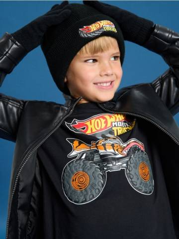 Капелюх з вишивкою Hot Wheels - чорний Капелюх з вишивкою Hot Wheels - чорний