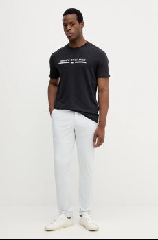 Хлопковая футболка Armani Exchange